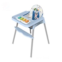 Chaise haute multifonctionnelle Yuglow pour bébé, chaise haute portable pour nourrissons avec piano à pédales, chaise haute pour enfants pour manger