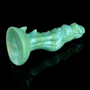 Factory Supply Popular Mixed Color Silicone Soft Fantasy Animal <b>Dildo</b> Female Masturbation Sex Toys for Woman - Product Image 4