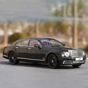 Quase real mulsanne centennial edição 1:18 diecast modelo de carros carro de liga de metal modelo