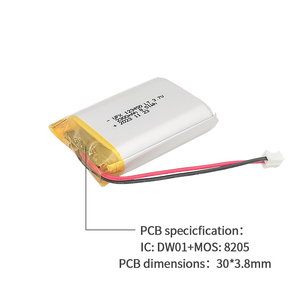 <span class=keywords><strong>3.7V</strong></span> 2300mAh 리튬 배터리 모델 UFX123450 LT 고용량 리튬 이온 셀 LiCoO2 음극 500 사이클 블루투스 장치 소형 - Product Image 3
