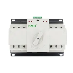 ZOII Electric 3P 63A Automatic generator 2P 3P 4P transfer switch controller Ats Dual Power changeover Switch