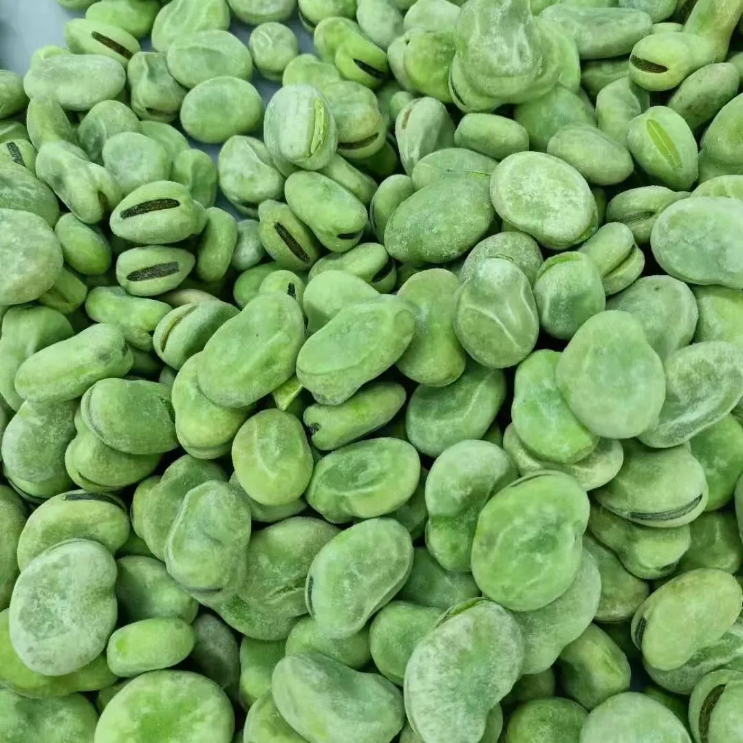 다른 패키지 냉동 신선한 야채 대량 껍질을 벗긴 냉동 녹색 넓은 콩