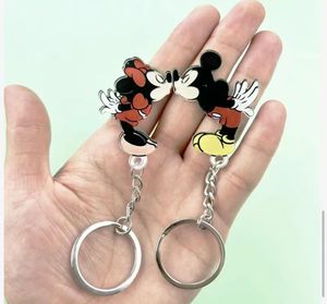 Chaveiro em acrílico personalizado para amantes de casal, porta-chaves em acrílico com desenho de desenho animado da moda - Product Image 3