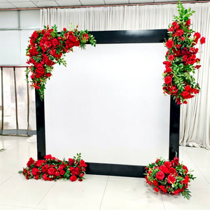 SMOOTH Wedding <b>Party</b> Custom New Style Magazine Photo Booth Cardboard Metal Photo Booth Box Backgrounds - Product Image 1