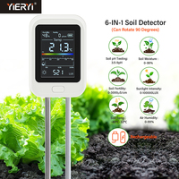 Testeur de sol 6 fonctions - Moniteur complet pour le pH, la fertilité et l'humidité environnementale