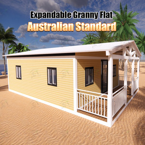 Luxe Australien Standard Extensible Granny Flat 20 pieds 40 pieds Maison Conteneur Pliable Préfabriqué Mobile Petite Maison 2 3 4 Chambres - Product Image 2
