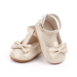 Chaussures de Princesse Mignonnes et Belles <span class=keywords><strong>pour</strong></span> Bébés Filles, Nœud Papillon Lumineux, Apprentissage de la Marche, Douces et Confortables <span class=keywords><strong>pour</strong></span> Nouveau-nés - Product Image 5