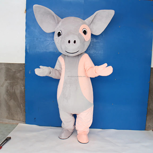 Efun MOQ 1 pieza profesional personalizado <span class=keywords><strong>cerdo</strong></span> mascota <span class=keywords><strong>disfraz</strong></span> personaje de dibujos animados Cosplay realista <span class=keywords><strong>cerdo</strong></span> rendimiento Prop <span class=keywords><strong>disfraz</strong></span> para la venta - Product Image 4