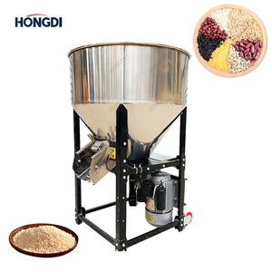 Mezcladora de Alimentos de Acero Inoxidable, Mezcladora de Polvo de Partículas Pequeñas para Granja, Recubrimiento de Semillas, Máquina Mezcladora de Alimentos Multifunción con Motor, Capacidad de 50L - Product Image 2