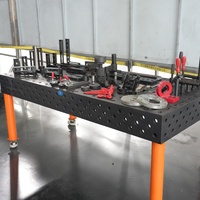 Robot humanoide Inteligencia Artificial perfectamente equipado con mesa de soldadura 3D de hierro fundido de posicionamiento poroso de precisión