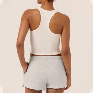 <span class=keywords><strong>Pantaloncini</strong></span> Sportivi Estivi Casual da <span class=keywords><strong>Donna</strong></span> di Alta Qualità con Logo Personalizzato, <span class=keywords><strong>Pantaloncini</strong></span> da Corsa in Pile per <span class=keywords><strong>Donna</strong></span> - Product Image 6