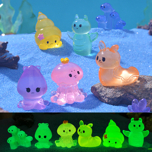 ของตกแต่งตู้ปลาเรซิ่นเรืองแสงรูปแมลงทะเลขนาดจิ๋ว สไตล์ใตทะเล สำหรับตกแต่งตู้ปลา DIY สินค้ามาใหม่ - Product Image 4