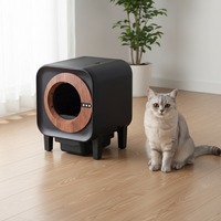 Litière automatique électrique pour chats, grande capacité, anti-éclaboussures, vente en gros d'usine