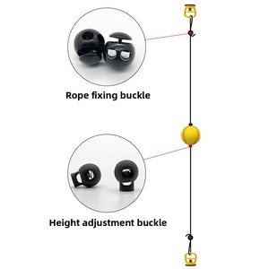 Balón de velocidad para entrenamiento de boxeo y fitness, tipo colgante o de pie para uso doméstico, sin necesidad de instalación - Product Image 3