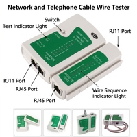 Kit de Herramientas de Redes, Juego de Pelacables Ethernet, Probador de Cables LAN, Reparación RJ45, Alicates de Crimpado Manual 110, Comunicación por Computadora