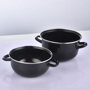 Casserole et marmite à <span class=keywords><strong>moules</strong></span> 2-en-1 multifonction en acier au carbone 24 cm avec revêtement émaillé moderne antiadhésif et accessoires métalliques - Product Image 3
