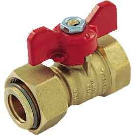 Vanne à boisseau sphérique droite femelle 3/4X3/4 avec écrou manuel pour eau gazole haute température OEM personnalisable - Product Image 1