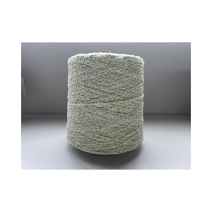 新成裕ループヤーン（BCIコットン72％、リサイクルポリエステル28％）染色済み1/2NMカウント手編みサステナブルセーター、スカーフ、ベビー向け - Product Image 1