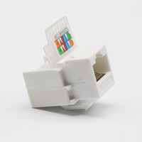 Connecteur modulaire RJ45 femelle 3-en-1 Cat6 de 3 m pour réseau Ethernet LAN, vente chaude