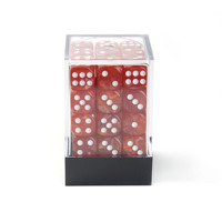 Ensemble de dés MINI à 6 faces de 12 mm, motif marbre perlé OEM, lot de 36, avec boîte en plastique et boîte en papier personnalisée