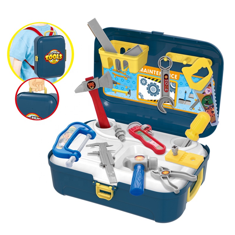 Рюкзак, комплект для ролевых игр, набор инструментов для механического ремонта пластиковых игрушек