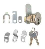 E10 Armoire de cuisine en zinc de marque personnalisée Armoire de rangement Boîte aux lettres à came en laiton Pêne dormant ovale à deux trous Serrure à tiroir 9660