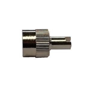 Copper Valve <b>Caps</b> For Tubeless Tire American Mouth Silver Color With <b>Key</b> Slot Repair Replacement Part - Product Image 5