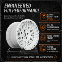 Jantes en alliage forgé 6061-T6 personnalisées, 17-22 pouces, blanc brillant, multi-rayons, 5x127 pour 4x4 SUV, style tout-terrain, commandes OEM en gros