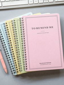 Let's Party Student <b>Mini</b> Spiral Diary Organizer/Planner <b>Notebook</b> for Gift Use with Durable Paper Cover A5/A6/B5 Sizes 80 Sheets - Product Image 2