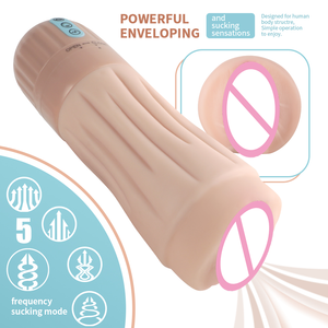 Otomatik su drenaj ayrılabilir vücut emme titreşimli gerçekçi <span class=keywords><strong>Pussy</strong></span> Stroker erkekler için Masturbator fincan seks oyuncak erkek - Product Image 4