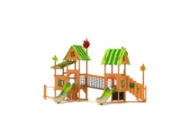 Aire de jeux extérieure pour enfants en acier et métal de haute qualité, personnalisable, pour les écoles et les communautés, avec une capacité de 5 enfants