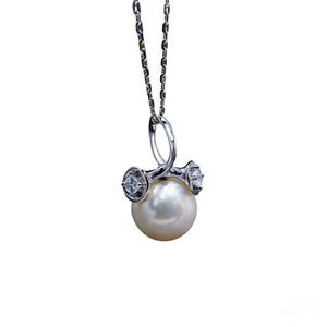 WENCHI 10294 Accesorios DIY para Perlas, Colgante de Plata S925 con Base Vacía Redonda de 11-13mm para Colgante de Oro/Plata, China - Product Image 5