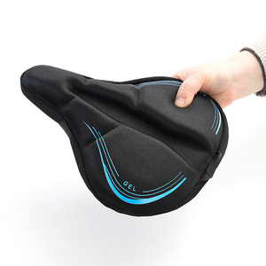Housse de coussin de siège confortable rembourrée en gel et mousse à mémoire de forme de style simple pour vélo <span class=keywords><strong>Peloton</strong></span> et utilisation intérieure et extérieure - Product Image 1