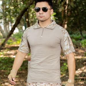 Tactique conforme <span class=keywords><strong>Coyote</strong></span> Brown Mens T-Shirt Poly Cotton OCP Scorpion Uniform - Product Image 3