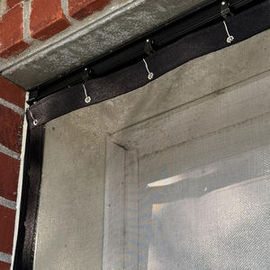 No Drilling Magnetic Sliding Screen Door Side Opening Retractable Pet Friendly Fiberglass Mesh <strong>Curtain</strong> - Product Image 3