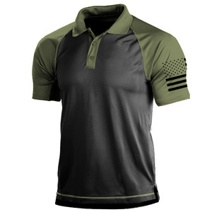 Nouvelle Tendance Été 2024 : Chemise Homme <span class=keywords><strong>D</strong></span>écontractée <span class=keywords><strong>à</strong></span> Manches Courtes, Col Henley, Style Américain Rétro, en Toile Anti-Boulochage, Couleur Unie - Product Image 3
