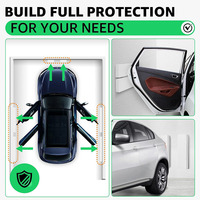 Bande de protection anti-choc en mousse EVA autocollante de qualité supérieure, bande élastique amortissante pour l'ouverture de la porte de voiture