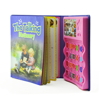 Livre électronique sonore pour enfants avec dictionnaire amharique à boutons poussoirs pour l'école maternelle, livre sonore avec fourrure d'animaux