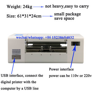 Máquina de Impresión Digital de Lámina Dorada con Alimentación Automática AMD360C / Máquina de Estampado en Caliente / Impresora de Lámina para Tarjetas de Boda - Product Image 2