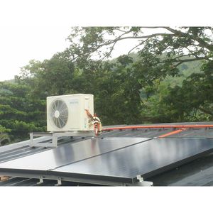 Climatiseur à énergie verte 12000BTU DC/<span class=keywords><strong>AC</strong></span> avec panneau solaire sans batterie Climatiseur solaire à énergie solaire - Product Image 6