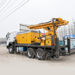 Xe tải gắn nước khoan giếng khoan máy với Máy nén khí - Product Image 6