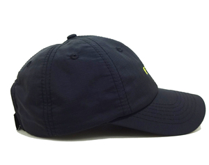 Casquette de baseball Injae Vina personnalisée, brodée en 3D, à 5 panneaux, non structurée, profil bas, noire unie, en nylon imperméable - Product Image 3