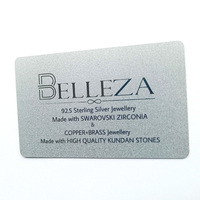 Carte de membre personnalisée avec mini-étiquette NFC RFID 13,56 MHz, bande magnétique étanche, carte de garantie pour montre/bijoux