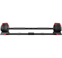 ROUSER Ensemble d'haltères réglables 3-en-1 de 24 kg, haltères, barre d'haltères et kettlebell pour la musculation à domicile