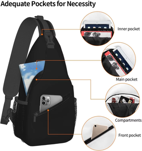 Bolsa de Pecho con Bandera del Danubio Swabiana Personalizada al por Mayor, Bolsa de Bandolera Informal de Moda con Bandera Nacional, Mochila Deportiva de Viaje para Mujeres y Hombres - Product Image 6