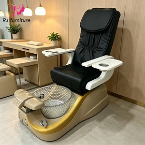 Silla de Pedicura de Lujo para Spa, Silla de Masaje para Pedicura con Baño de Pies y Asientos y Reposabrazos Ajustables - Product Image 6