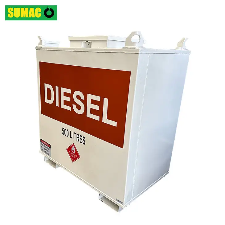 Đôi tường tự bunded xách tay 1000 lít DIESEL Tank