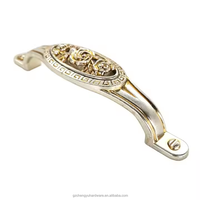 CY-01.63 Vente Chaude De Luxe Classique Conception Européenne Poignée De Porte Antique Bon Prix Armoire De Cuisine Poignée Bouton De Meubles