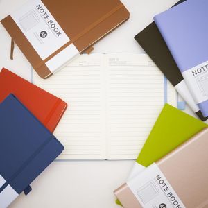 Wholesale Leather Cover <b>A6</b> High-quality Daily Planner <b>Diary</b> Types of School Wireless Colorful Notebook - Product Image 3