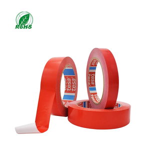 เทปปิดขอบ PVC แท้ <span class=keywords><strong>tesa</strong></span> <span class=keywords><strong>60404</strong></span> หนา 0.067 มม. สีแดง ทนความร้อน สำหรับงานทาสี - Product Image 1